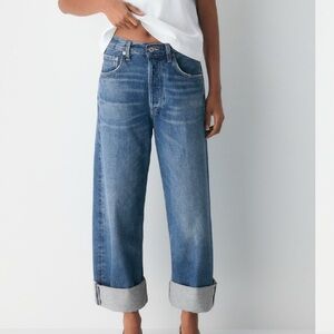 Citizens Of Humanity Blue Boyfriend Jeans